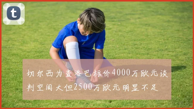 切尔西为查洛巴标价4000万欧元谈判空间大但2500万欧元明显不足